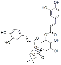 100018-95-9,choline (1alpha,3alpha,4alpha,5beta)-1,3-bis[3,4-dihydroxycinnamoyloxy]-4,5-dihydroxycyclohexanecarboxylate