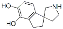 100038-00-4,Spiro[1H-indene-1,3-pyrrolidine]-4,5-diol, 2,3-dihydro- (9CI)