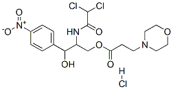 100173-36-2,[2-[(2,2-dichloroacetyl)amino]-3-hydroxy-3-(4-nitrophenyl)propyl] 3-mo rpholin-4-ylpropanoate hydrochloride