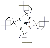 100432-46-0,platinum(4+) 2,6,6-trimethylbicyclo[3.1.1]heptane-2-thiolate