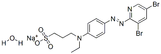 100743-65-5,4-(3,5-DIBROMO-2-PYRIDYLAZO)-N-ETHYL-N-(3-SULFOPROPYL)ANILINE, MONOSODIUM SALT, MONOHYDRATE
