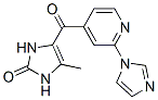 101184-04-7,2H-Imidazol-2-one,  1,3-dihydro-4-[[2-(1H-imidazol-1-yl)-4-pyridinyl]carbonyl]-5-methyl-
