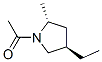 101347-72-2,Pyrrolidine, 1-acetyl-4-ethyl-2-methyl-, trans- (9CI)