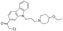 101418-04-6,1-[9-[3-(4-ethoxy-3,4,5,6-tetrahydro-2H-pyridin-1-yl)propyl]carbazol-2 -yl]ethanone chloride