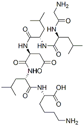 101510-87-6,(2S)-6-amino-2-[[(2S)-2-[[(2S)-2-[[(2S)-2-[[(2S)-2-[(2-aminoacetyl)ami no]-4-methyl-pentanoyl]amino]-4-methyl-pentanoyl]amino]-3-carboxy-prop anoyl]amino]-4-methyl-pentanoyl]amino]hexanoic acid