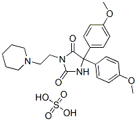101564-64-1,5,5-bis(4-methoxyphenyl)-3-[2-(1-piperidyl)ethyl]imidazolidine-2,4-dio ne, sulfuric acid
