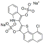 10169-52-5,disodium 2-[9-chloro-3-(sulphonatooxy)naphtho[1,2-b]thien-2-yl]-1H-indol-3-yl sulphate