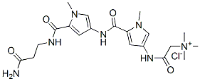 101772-50-3,[5-[[5-(2-carbamoylethylcarbamoyl)-1-methyl-pyrrol-3-yl]carbamoyl]-1-m ethyl-pyrrol-3-yl]carbamoylmethyl-trimethyl-azanium chloride