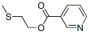 101952-67-4,2-methylsulfanylethyl pyridine-3-carboxylate