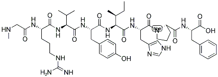102029-89-0,SAR-ARG-VAL-TYR-ILE-HIS-PRO-PHE