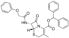 10209-10-6,diphenylmethyl (6R-trans)-3-methyl-8-oxo-7-(phenoxyacetamido)-5-thia-1-azabicyclo[4.2.0]oct-2-ene-2-carboxylate
