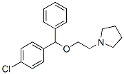 102163-37-1,1-[2-[(4-chlorophenyl)-phenyl-methoxy]ethyl]pyrrolidine