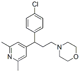102169-23-3,4-[3-(4-chlorophenyl)-3-(2,6-dimethylpyridin-4-yl)propyl]morpholine