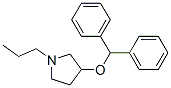 102239-19-0,3-benzhydryloxy-1-propyl-pyrrolidine