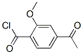 102362-05-0,Benzoyl chloride, 4-acetyl-2-methoxy- (9CI)