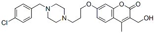 102402-47-1,7-[3-[4-[(4-chlorophenyl)methyl]piperazin-1-yl]propoxy]-3-(hydroxymeth yl)-4-methyl-chromen-2-one