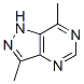 102430-00-2,1H-Pyrazolo[4,3-d]pyrimidine, 3,7-dimethyl- (9CI)