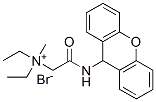 102571-21-1,diethyl-methyl-(9H-xanthen-9-ylcarbamoylmethyl)azanium bromide