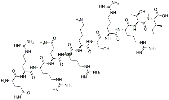 102579-44-2,H-GLN-ARG-ARG-GLN-ARG-LYS-SER-ARG-ARG-THR-ILE-OH