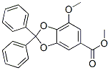 102706-14-9,METHYL 7-METHOXY-2,2-DIPHENYL-1,3-BENZODIOXOLE-5-CARBOXYLATE