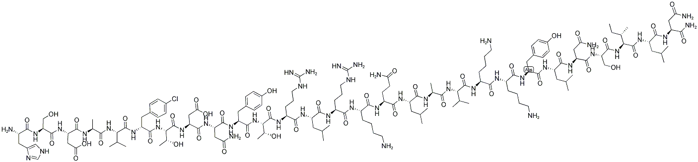 102805-45-8,[D-P-CL-PHE(6),LEU(17)]-VASOACTIVE INTESTINAL PEPTIDE HUMAN, PORCINE, RAT