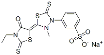 10285-73-1,sodium m-[5-(3-ethyl-4-oxo-2-thioxo-5-thiazolidinylidene)-4-methyl-2-thioxo-1,3,4-thiadiazolidin-3-yl]benzenesulphonate