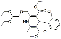 103094-30-0,3-Ethyl-5-methyl-4-(2-chlorophenyl)-2-(2,2-diethoxy-ethoxymethyl)-6-methyl-1,4-dihydropyridine-3,5-dicarboxylate