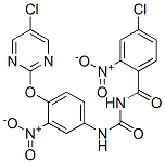 103829-04-5,4-chloro-N-[[4-(5-chloropyrimidin-2-yl)oxy-3-nitro-phenyl]carbamoyl]-2 -nitro-benzamide