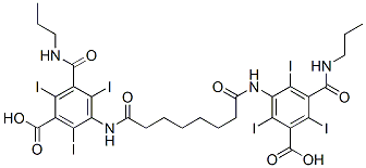 10395-29-6,3-[7-[[3-carboxy-2,4,6-triiodo-5-(propylcarbamoyl)phenyl]carbamoyl]heptanoylamino]-2,4,6-triiodo-5-(propylcarbamoyl)benzoic acid