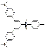104080-17-3,BIS(P-DIMETHYLAMINOSTYRYL)-P-METHYLPHENYLSULFONYLMETHANE