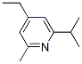 104223-97-4,Pyridine, 4-ethyl-2-methyl-6-(1-methylethyl)- (9CI)