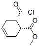 104265-86-3,3-Cyclohexene-1-carboxylic acid, 6-(chlorocarbonyl)-, methyl ester, (1R-cis)- (9CI)
