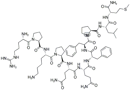 104486-69-3,ARG-PRO-LYS-PRO-GLN-GLN-PHE-PHE-PRO-LEU-MET-NH2