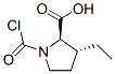 104561-26-4,D-Proline, 1-(chlorocarbonyl)-3-ethyl-, trans- (9CI)