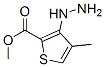 104680-36-6,METHYL 3-HYDRAZINO-4-METHYLTHIOPHENE-2-CARBOXYLATE