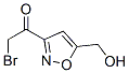 104776-72-9,Ethanone, 2-bromo-1-[5-(hydroxymethyl)-3-isoxazolyl]- (9CI)