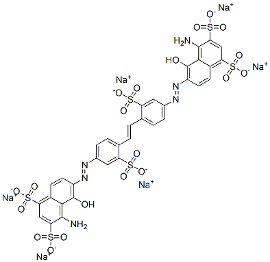 10534-74-4,hexasodium 6,6'-[vinylenebis[(3-sulphonato-4,1-phenylene)azo]]bis[4-amino-5-hydroxynaphthalene-1,3-disulphonate]