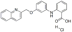 105350-26-3,2-[[3-(2-QUINOLINYLMETHOXY)PHENYL]AMINO]BENZOIC ACID HYDROCHLORIDE