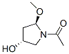 105609-36-7,3-Pyrrolidinol, 1-acetyl-5-methoxy-, (3R-trans)- (9CI)