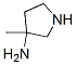 105675-13-6,3-Pyrrolidinamine,3-methyl-(9CI)