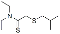 105877-80-3,Ethanethioamide,  N,N-diethyl-2-[(2-methylpropyl)thio]-