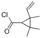 105955-14-4,Cyclopropanecarbonyl chloride, 2-ethenyl-2,3,3-trimethyl- (9CI)