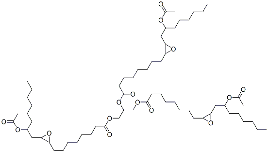 106-80-9,propane-1,2,3-triyl tris[3-(2-acetoxyoctyl)oxiran-2-octanoate]