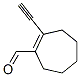 106180-27-2,1-Cycloheptene-1-carboxaldehyde, 2-ethynyl- (9CI)