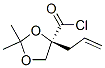 106268-01-3,1,3-Dioxolane-4-carbonyl chloride, 2,2-dimethyl-4-(2-propenyl)-, (S)- (9CI)