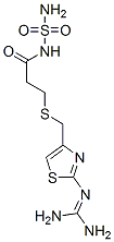 106433-44-7,[3-[[[2-(Diaminomethyleneamino)-4-thiazolyl]methyl]thio]propionyl]sulfamide