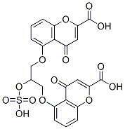 107032-81-5,5-[3-(2-carboxy-4-oxo-chromen-5-yl)oxy-2-sulfooxy-propoxy]-4-oxo-chrom ene-2-carboxylic acid