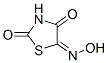 107646-38-8,Thiazolidinetrione,  5-oxime  (9CI)