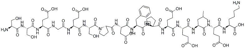 107902-86-3,H-SER-SER-GLU-GLY-GLU-SER-PRO-ASP-PHE-PRO-GLU-GLU-LEU-GLU-LYS-OH