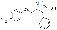 107951-97-3,5-[(4-METHOXYPHENOXY)METHYL]-4-PHENYL-4H-1,2,4-TRIAZOLE-3-THIOL